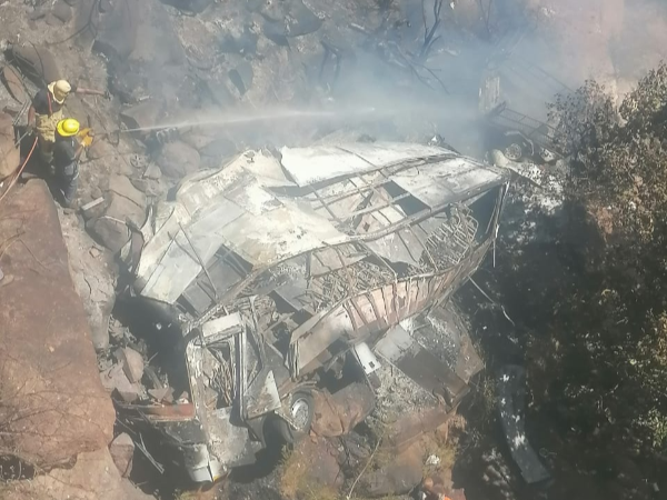 Forty-five people were killed and an eight-year-old child was the only survivor in a bus crash on the R518 in the Waterberg district in Limpopo on Thursday.