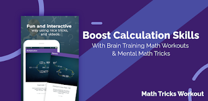 Math Tricks - Brain Workout Screenshot