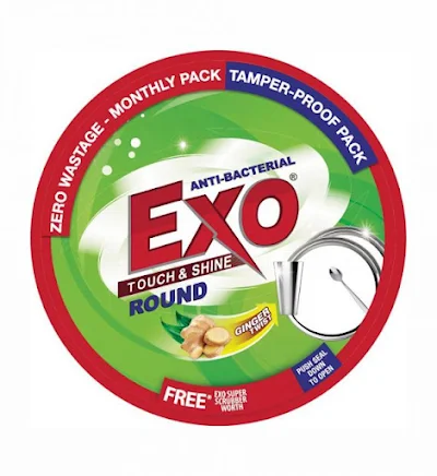 Exo Antibacterial Touch & Shine Round Bar - 500 gm