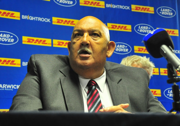 Western Province Rugby Football Union President Thelo Wakefield speaks during the DHL Stormers training session and press conference at DHL Newlands Stadium on February 15, 2018 in Cape Town, South Africa.