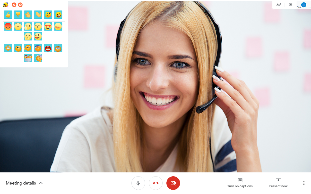 Reactions for Google Meet Preview image 2