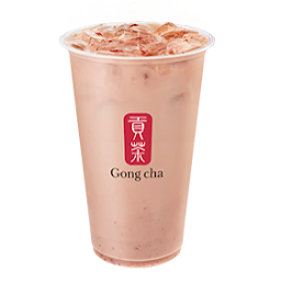 Hot Strawberry Chocolate Earl Grey Milk Tea