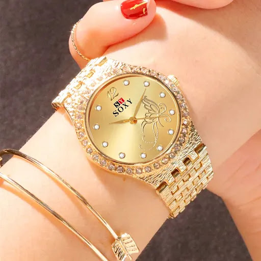 Title 9, Flower Butterfly Exquisite Casual Ladies Watch...