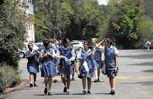 Matric pupils of Parktown Girls High School. File photo.
