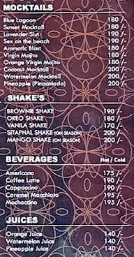 4 D's Cafe & Restaurant menu 1