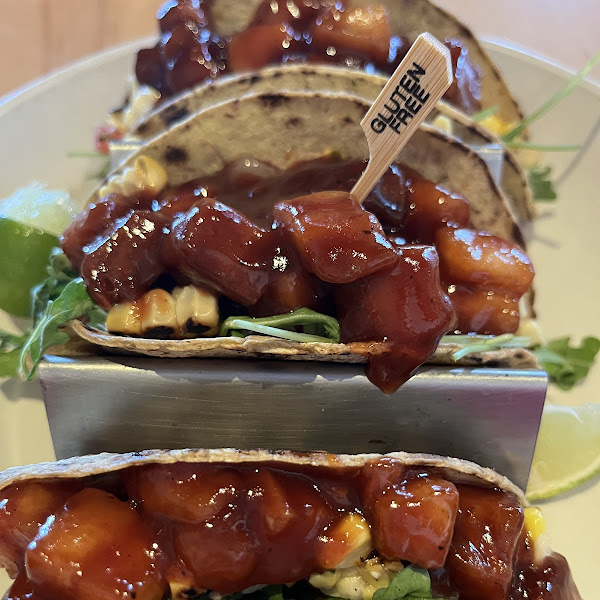 Pork belly tacos