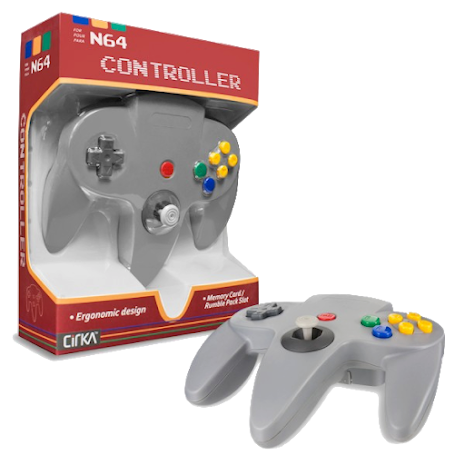 N64 Handkontroll (Grey) New