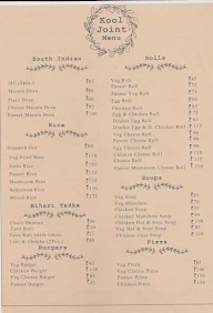 Kool Joint menu 2