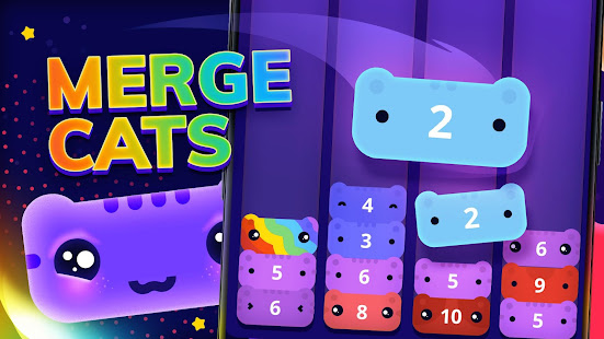 CATRIS - Merge Cat | Kitty Merging Game - náhled