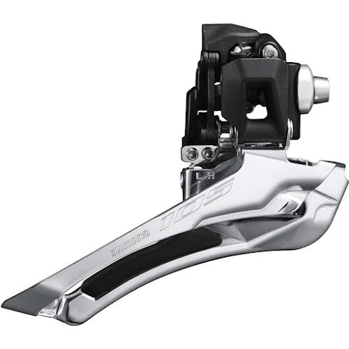 Shimano 105 FD-R7100-F Front Derailleur - 12-Speed Double Braze-On Down-Swing Down-Pull 52t Max