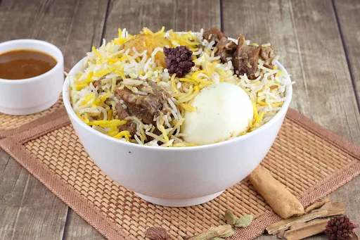 Mutton Zafrani Biryani With Gravy