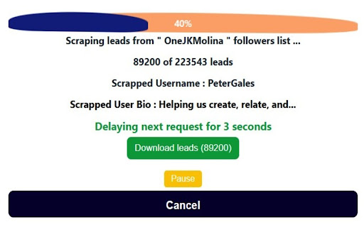 Twitter X Dm Outreach tool - Leads scraping, Mass Dm, CRM Preview 8