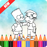 Cover Image of Télécharger Coloring Book For Simpsons Tip 1 APK