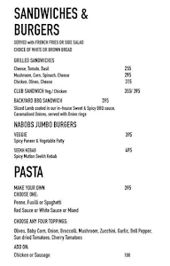 NABOBS Cafe and Pub menu 6