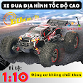 Xe Đua Địa Hình Tốc Độ Cao 60Km/H Pvc Qx - 01 Pro 4Wd, Xe Địa Hình Điều Khiển Từ Xa Kích Thước Lớn Tỉ Lệ 1:10, Sử Dụng Động Cơ Không Chổi Than