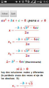 Ecuación cuadrática Free - náhled