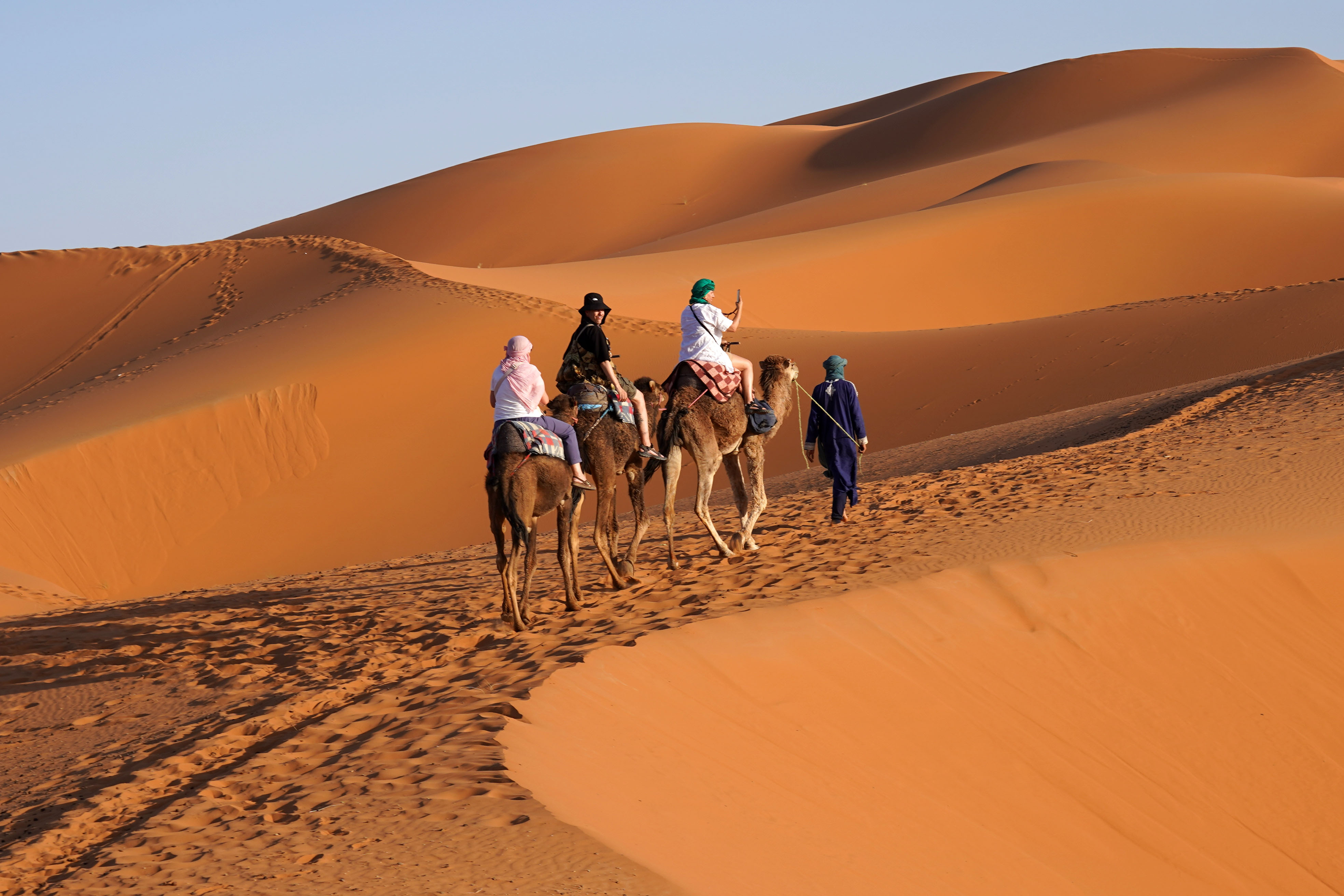 sulle dune di Merzouga, Marocco di antonioromei