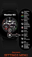 Weather watch face W3 Screenshot