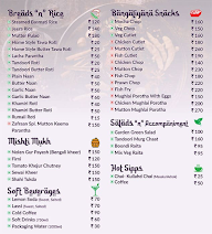 The ZAFRAAN menu 8