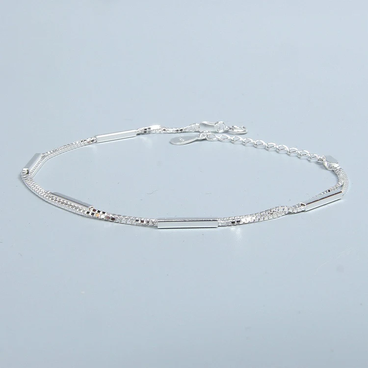 925 Sterling zilveren staafarmband, een elegante en minimalistische armband voor dagelijks gebruik. Een tijdloos sieraad voor dames.