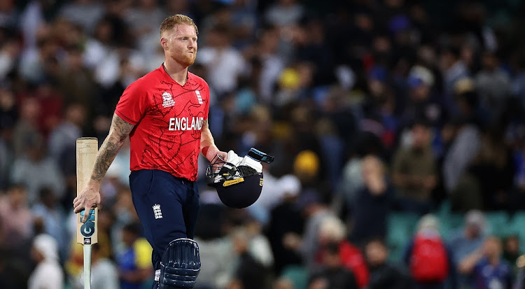 Ben Stokes of England during the ICC Men's T20 World Cup match against Sri Lanka at Sydney Cricket Ground on November 5 2022.