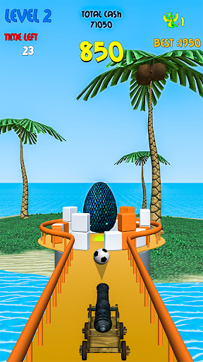 Fire 3D Ball to Hit Stack Breaker