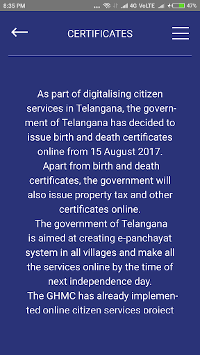DEATH AND BIRTH CERTIFICATE TELANGANA