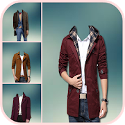 Man Trench Coat Photo Editor  Icon