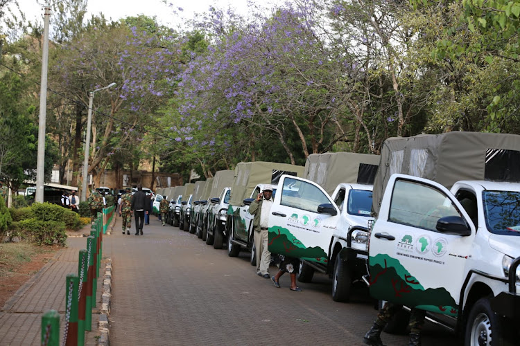 Some of the utility vehicles launched November 18. Image:HANDOUT.