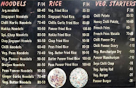 Golden Haze menu 1