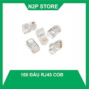 Đầu Hạt Bấm Mạng Rj45 Utp Nhựa (100 Đầu/ 1 Bịch)