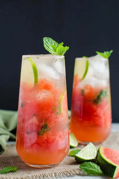 Watermelon Mojito Mocktails