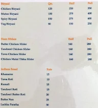 Laziz Biryani menu 1