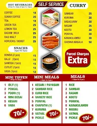 Parry's Arya Bhavan menu 5