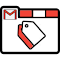 Item logo image for Gmail Labels as Tabs