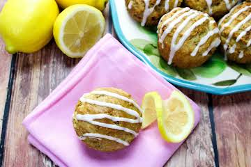 Healthier Lemon Date Muffins