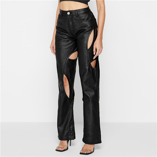 Title 4, Womens Fashion Casual High Waist Straight Pant...