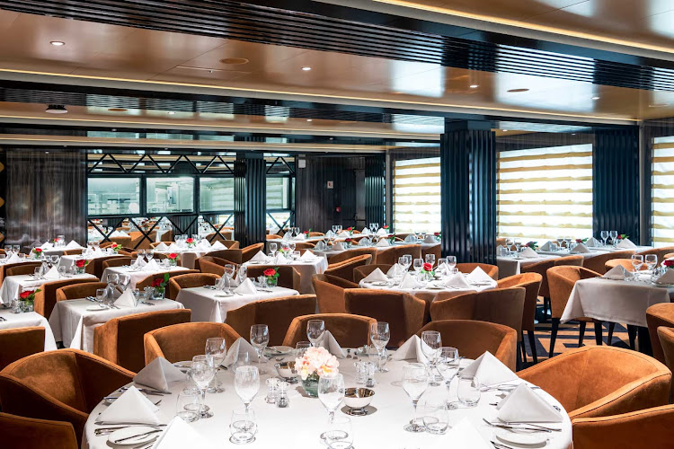 The intimate Il Campo is one of the complimentary restaurants on MSC Virtuosa.