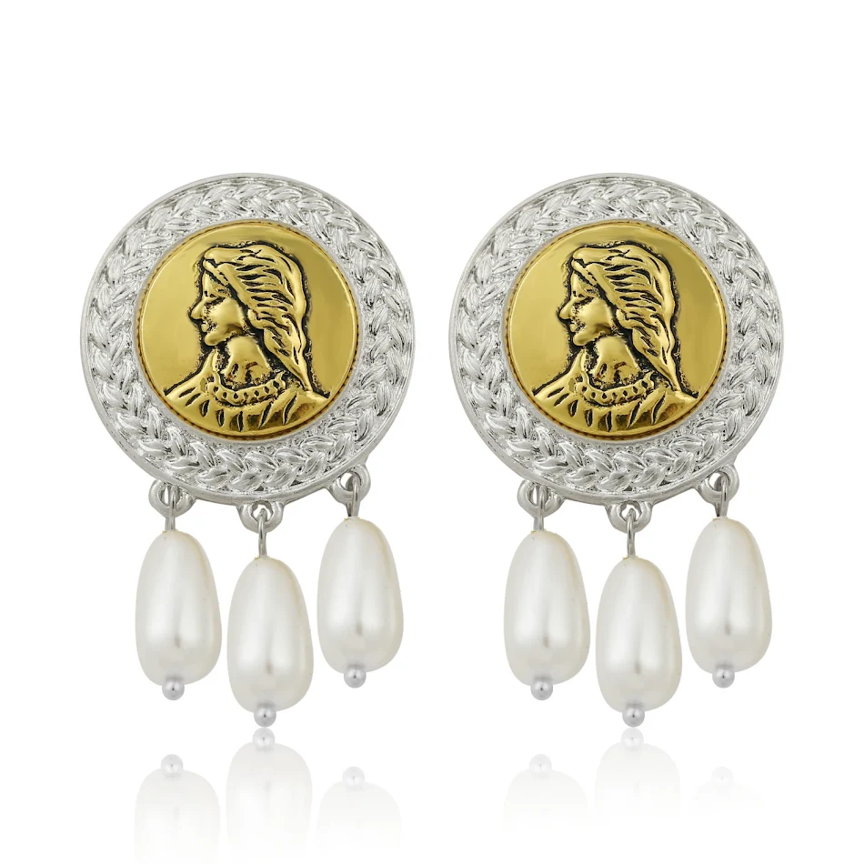 Pendientes de resina exagerados y personalizados para mujer