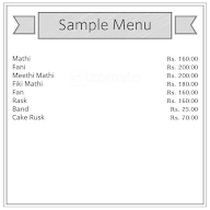 Modi Bakery menu 2