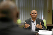 EXPLOSIVE TESTIMONY:  Former KZN premier Senzo Mchunu gives evidence at the  Moerane Commission  Picture: Jackie Clausen