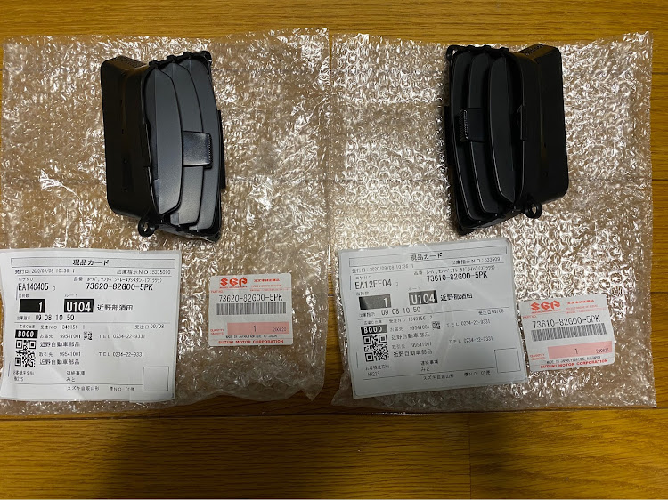 Keiワークスのエアコンルーバー交換に関するカスタム事例の投稿画像2枚目