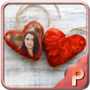 Fluffy Heart Photo Frames  Icon