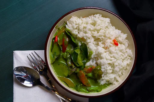 Green /Red Thai Curry With Jasmin Rice