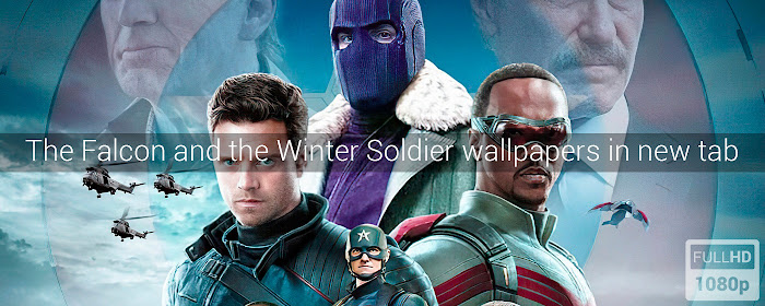 The Falcon and the Winter Soldier New Tab marquee promo image