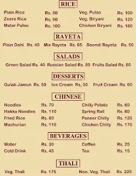 Mannat menu 3