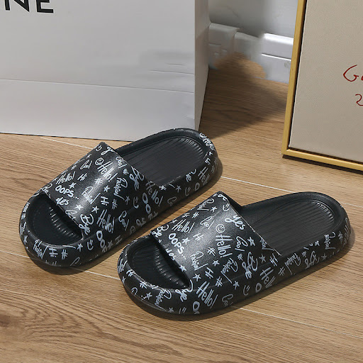 Title 7, Womens Creative Print Platform Slippers for co...