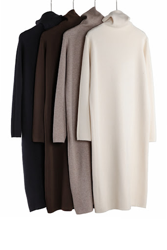 Title 18, Womens Autumn and Winter High Collar Mid-lengt...