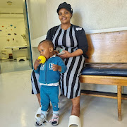 Thobeka Makopo-Nojoko with her grandchild Hlumelo-lwethu, who was  born with clubfoot. She said she was worried about how people would react to him and if he would be bullied.