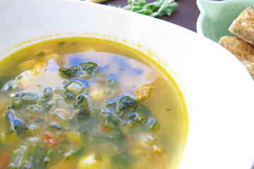 Vegan Sausage, Kale and White Bean Soup